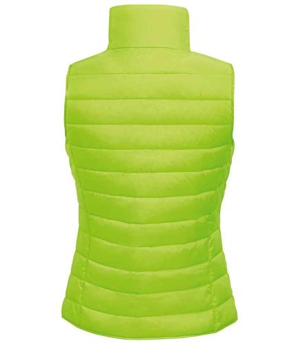 SOLS Ladies Wave Bodywarmer - Neon lime - L